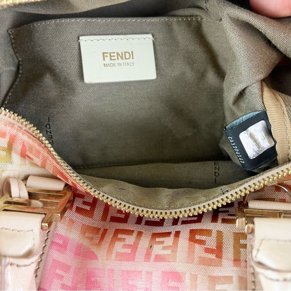 FENDI ROSE CANVAS BAG - Picture 12 of 12
